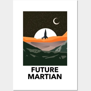 Future Martian Posters and Art